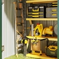 thumbnail image 6 of Asofer 6'x4' Metel Sheds and Outdoor Storage Clearance, Tool Shed with Lockable Door for Garden, Green, 6 of 8