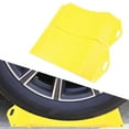 thumbnail image 4 of Tire Saver Ramps, Yellow Heavy Duty HDPE Tire Protector Ramps Flat Spot Preventer 4 Pack Anti Slip Pads for Car SUV RV Motorhome Storage with Carry Bag, 4 of 7