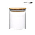 thumbnail image 1 of CNKOO Bouteille de Rangement de Cuisine en Verre Transparent avec Couvercle, 1 of 2