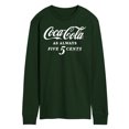 thumbnail image 1 of Coca-Cola - As Always Five Cents - Men's Long Sleeve T-Shirt, 1 of 1