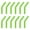 Green, variant on 12pack Silicone Straw Tips, Silicone Straw Elbows Tip Fit for 8mm/0.31" OD Stainless Steel Straws, Orange