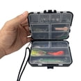 thumbnail image 2 of Yokua Tackle Box Fishing Tackle Storage Box with Dividers Visible Foldable Case, 2 of 11
