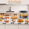 thumbnail image 2 of Freidora y horno tostador Romswi 26 QT, puerta francesa, 24 funciones, 2 of 9