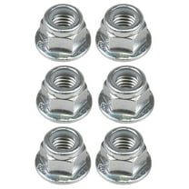 John Deere 14M7400 10mm Lock Nut D100 E100 G100 L100 LA100 X100 Z100 6 Pack