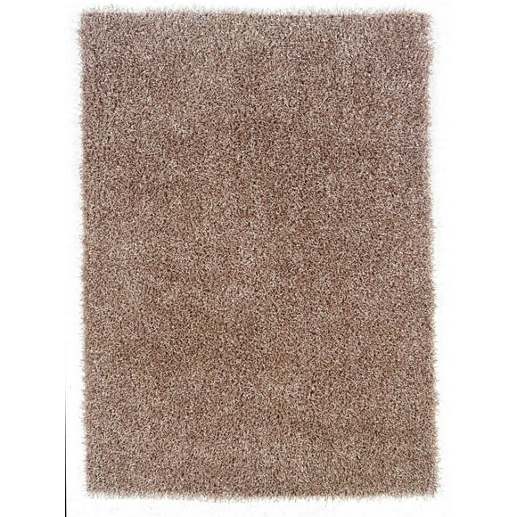Tapis à poils longs Confetti champagne de 8 pi. x 10 pi.