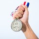thumbnail image 5 of Medalla de antorcha Souvenir Premio de competencia de partido deportivo de aleación de zinc con correa de cinta Likrtyny Para estrenar, 5 of 8