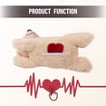 thumbnail image 4 of Peluche PetPrime Heart Beat Puppy Oso de peluche para perros, 4 of 7