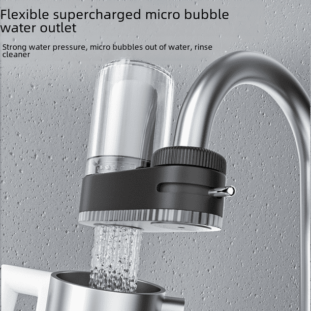 23 nuevo filtro purificador de agua para grifo, eliminación de cloro, agua del grifo para uso doméstico, prefiltro para beber directamente en la cocina, universal