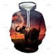 thumbnail image 3 of Venta caliente Sudadera con capucha con estampado 3D de elefante para hombres Sudadera con capucha con gráficos de animales Sudaderas de manga larga de moda Ropa de otoño para niños, 3 of 5