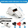 thumbnail image 7 of High-Quality Materials Whistles, Built To Last With Durable Abs Plastic And Smooth Comfortable Surface For Wide Application In Sports Training Outdoor Activities And More,, 7 of 7