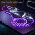 thumbnail image 6 of 6in1 Multi Ports Charger 6 Combinations USB A/Type C to USBC Micro PD Fast Charging Cord Lighted Up Current Flowing Compatible with Almost of Electrical Devices-6IN1 Cross Star Dazzling Colorful, 6 of 8