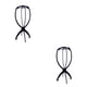 thumbnail image 3 of Soidarity Soporte de peluca compacto y ligero de plástico para accesorios para el cabello, soporte plegable para peluca negro 2Conjunto, 3 of 6