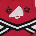 thumbnail image 4 of Paguaki Toddler Baby Girl Cheerleader Outfit Tops Skirt Set Cheer Outfit Halloween Cheerleading Clothes, 4 of 7