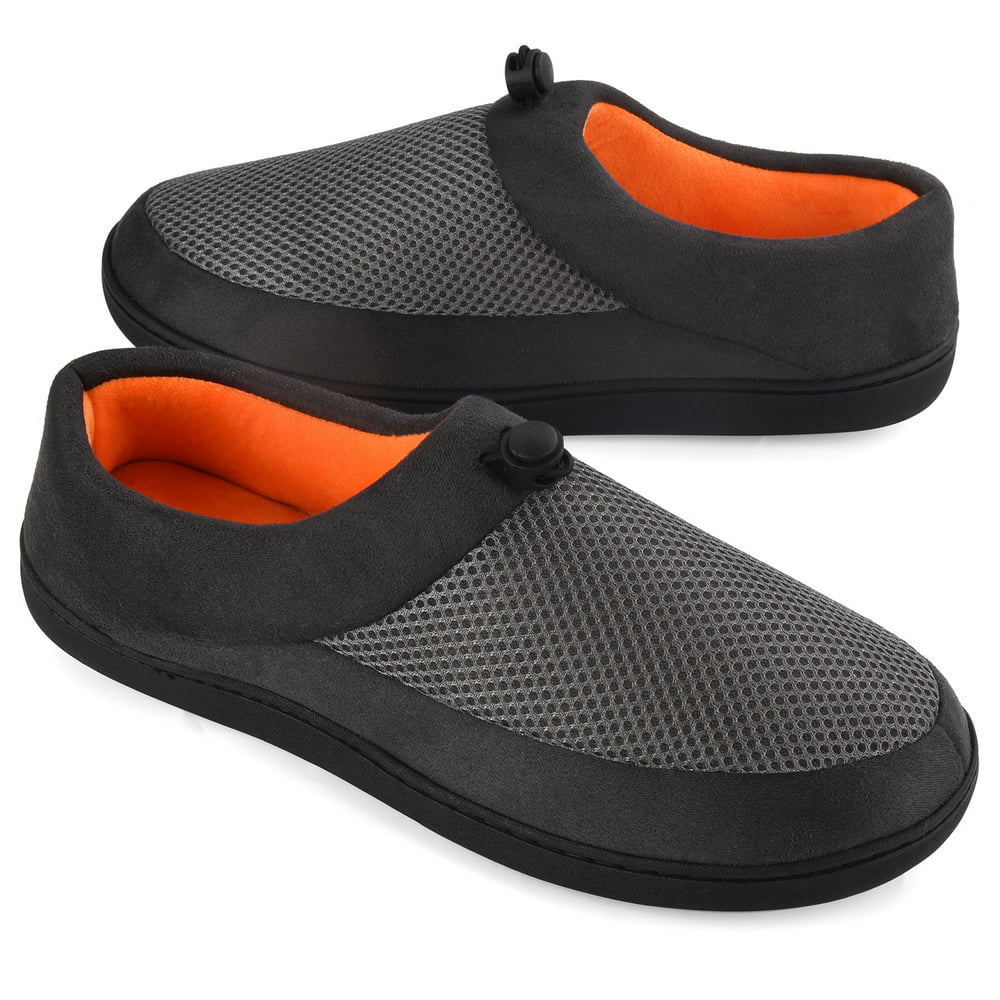 Vonmay - VONMAY Men's Slippers Memory Foam House Shoes Indoor Outdoor ...