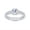 White, variant on 1.80CT Princess & Round Cubic Zirconia Bridal Ring Set for Women 14K Rose Gold over Silver-10