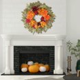 thumbnail image 5 of Kmise 26 Coronas De Otoño Para Puerta De Entrada Exterior, Decoración Vívida De Acción De Gracias, Corona Con Hortensias, Decoraciones De Otoño Para El Hogar, Halloween, Acción De Gracias, 5 of 5