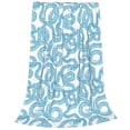 thumbnail image 2 of Balery Blue Snake Manta de Felpa Suave y Acogedora – Cobija de Franela Aterciopelada para Cama, Lavable y Cálida para Sofá, Mascotas, Transpirable-40"x30", 2 of 7