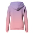 thumbnail image 5 of Womens Hooded Sweatshirts, Hoodies for Women Fall Fashion Loose Fit Ombre Tie Dye Long Sleeve Pullover with Pockets S-3XL, 5 of 6