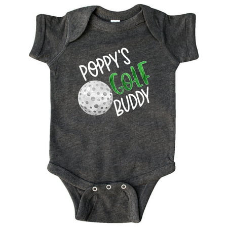 

Inktastic Poppy s Golf Buddy with Golf Ball Gift Baby Boy or Baby Girl Bodysuit