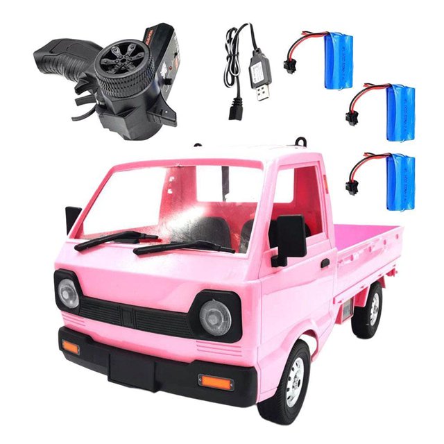 1 Unid Juguete RC Camión Coche 1:10 Y Batería RC Juguete para Adultos Yotijar Rosa 3 Batería Escala de coche RC