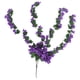 thumbnail image 1 of 4 pétalos de flores artificiales colgantes de color violeta, enredadera de imitación para decoración de bodas y hogar (morado oscuro), 1 of 5