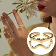 thumbnail image 2 of Dsscvnef Adjustable Rings for Women Girls Stackable Open Finger Jewelry Inspirational Fashion Thumb Ring Set Elegant Design, 2 of 8
