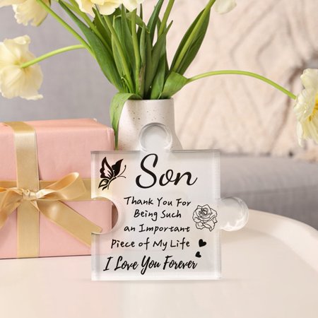 Pink Season Desktop Puzzle Decoration Acrylic Puzzle Ornament Family Relationship Decor Meaningful Son Gift Thanksgiving Christmas Keepsake Puzzle for Son Pink Season Desktop Puzzle Decoration Acrylic Puzzle Ornament Family Relationship Decor Meaningful Son Gift Thanksgiving Christmas Keepsake Puzzle for Son