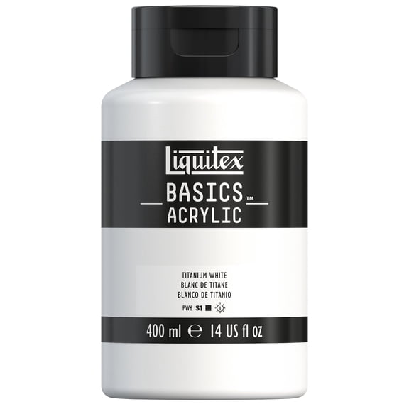 Liquitex BASICS Acrylic Paint 13.5oz-Titanium White