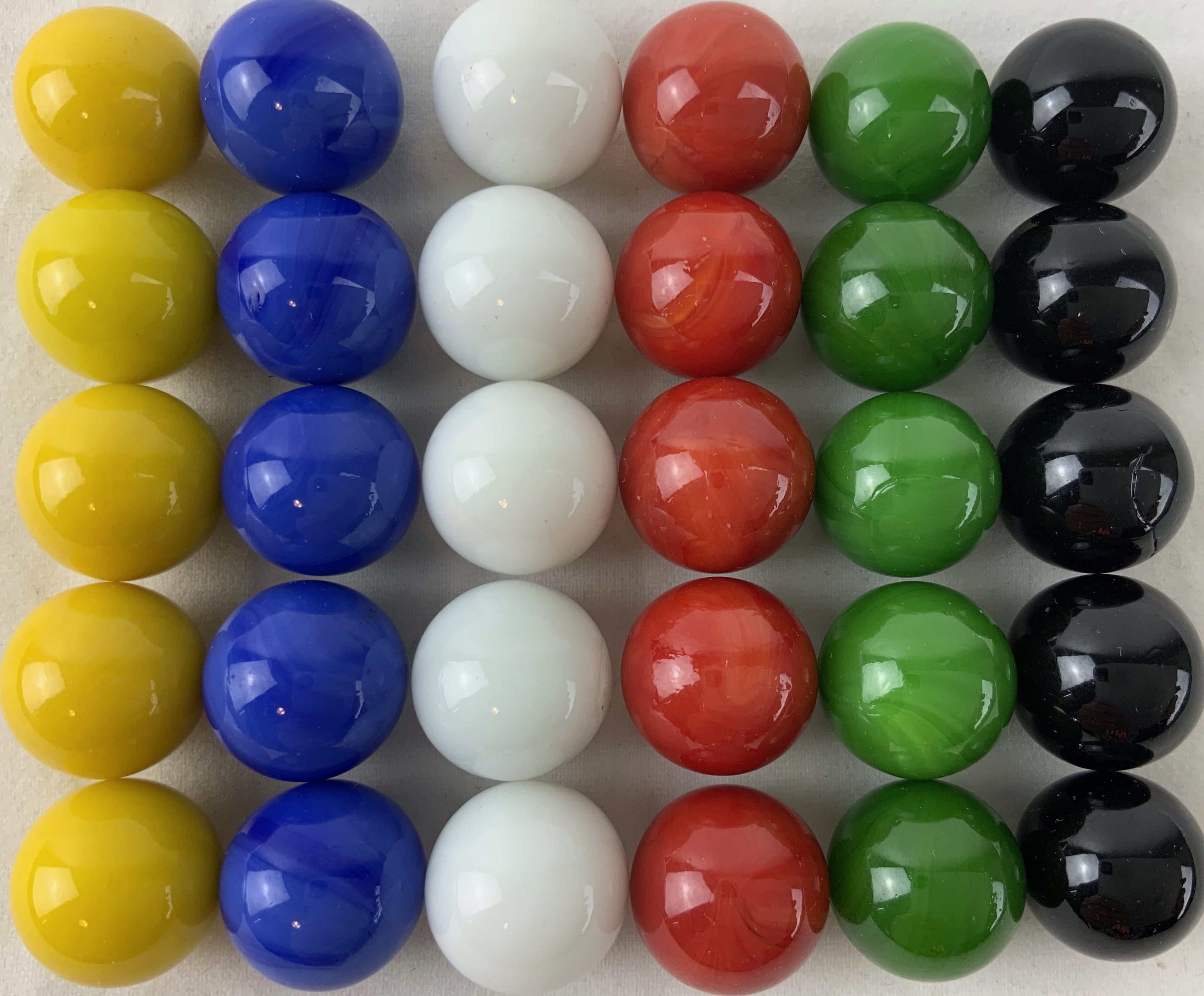 5/8 inch Marbles Aggravation Board Game Replacement Playing Pieces with Dice 