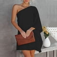thumbnail image 1 of Robe Décontractée Mode Ample Couleur Unie à une Épaule pour Poupée, 1 of 7