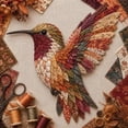 thumbnail image 2 of 3D Patchwork Bird DIY Craft Kit, 3D Handmade Fabric Patchwork Craft Set, Creative Bird Sewing Project for Home Decor Display, Relaxing Textile Art Activity for DIY Craft Lovers (autumn), 2 of 6
