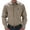 Khaki, variant on Men's Solid Cowboy Cut Firm Finish Long Sleeve Work Shirt Khaki