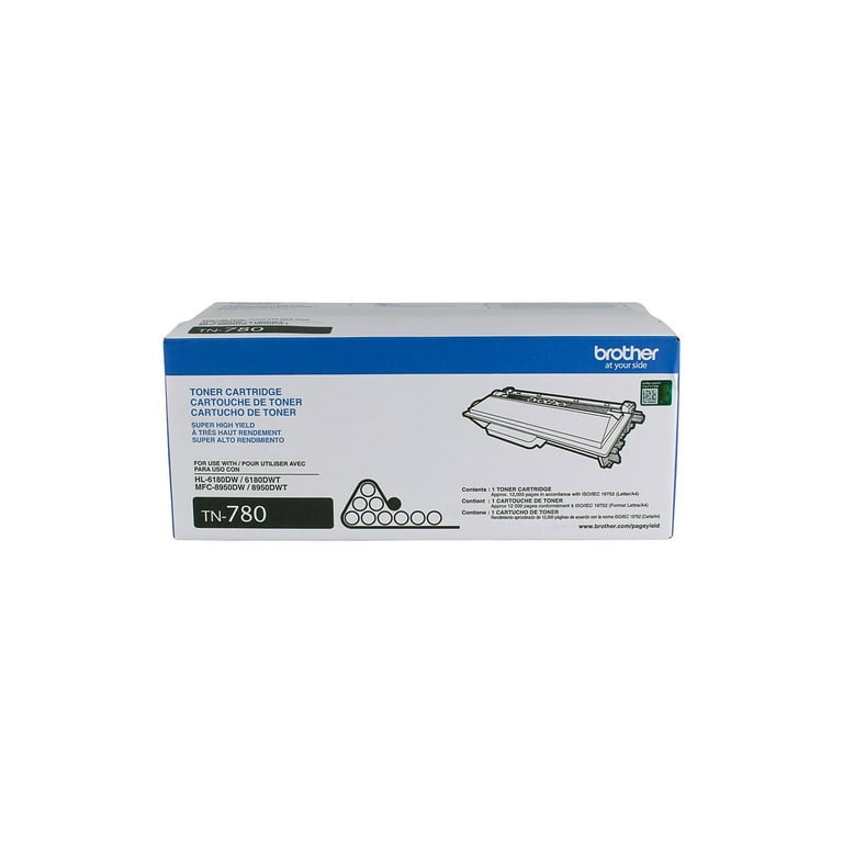 TN780 Super High-Yield Toner, 12,000 Page-Yield, Black TN780 Super High-Yield Toner, 12,000 Page-Yield, Black