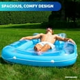 thumbnail image 6 of Swimline Original Blue Pool Lounge Float, 2 Pack, 6 of 9