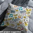 thumbnail image 2 of Castle Fairy Piano Guitar Fabric by the Yard 3 Yards,Musical Instrument Sewing Fabric,Music Melody Fabric for Sewing,Ultra Soft Home Decor, 2 of 6