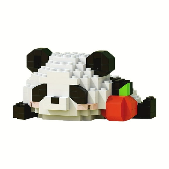 Panda Building Blocks Toy- 12 Unique Cartoon Designs, Fun Building Blocks for Kids, Educational Playset for Home and Gifts