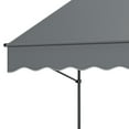 thumbnail image 4 of ModFusion Gray Outdoor Awning 6.6' Wide, Aluminum frame, Polyester roof, Adjustable 6.9' - 9.8' height, UV/Water/Rust-Resistant, 4 of 7