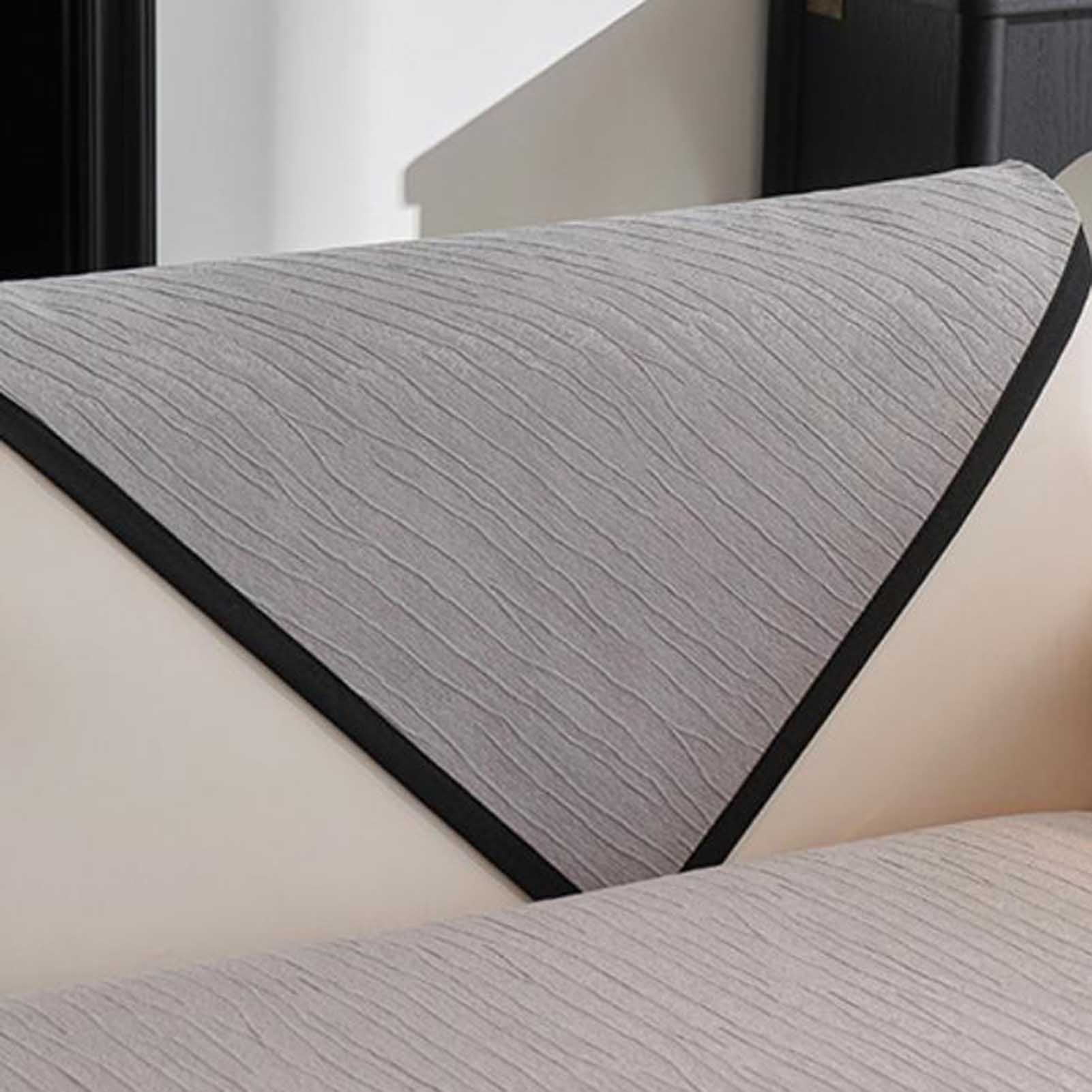 Sofa protector non-slip, soft sofa cover washable, sofa cover L shape 1/2/3/4 seater sofa cover furniture protection for living room