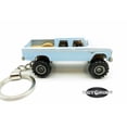 thumbnail image 2 of Keychain 1968 '68 Dodge D200 Blue Pickup Truck Rare Novelty 1:64 Diecast, 2 of 5