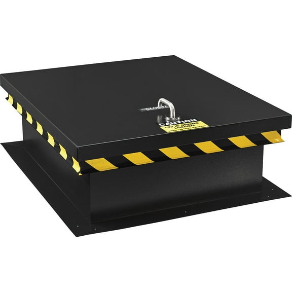 Galvanized Roof Access Hatch, Powder Coated, 30"L x 36"W