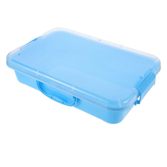 HEANUJJ Indoor and Outdoor Plastic Sandbox with Lid for Easy Storage