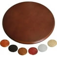thumbnail image 1 of Large Wooden Lazy Susan Turntable, 24"" 28"" 32"" 36"" 40"" 360° Rotating Serving Tray for Dining Table, Table Top Round Serving Plate, Easy to Clean(Walnut,60cm/24in), 1 of 7
