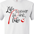 thumbnail image 4 of Inktastic Life Is Better at the Lake Fishing Pole with Bobber T-Shirt, 4 of 5