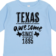 thumbnail image 4 of Inktastic Texas Awesome Since 1895 Boys or Girls Long Sleeve Toddler T-Shirt, 4 of 5