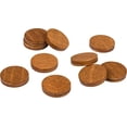 thumbnail image 4 of Wooden Refrigerator Magnets, Decorative Magnets, Office Magnets, Round Fridge Magnets. Brown Medium Size, 4 of 5
