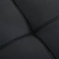 Shop Mainstays Memory Foam Futon, Black Faux Suede Great Prices Await