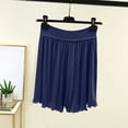 thumbnail image 5 of Bovxnpu Womens Pajama Pants Bottoms Sleep Pants Women's Capris Wide Leg Sleep Pants Elastic Waist Ruffle Comfortable Home Loungewear Sleepwear, 5 of 6