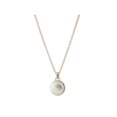thumbnail image 1 of Pendentif en Perles d'Eau Douce Martelé Or Rose&44; 16 Plus 2 in. Extension, 1 of 1