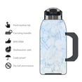 thumbnail image 2 of Zak Designs 64 oz. Water Bottle Plastic with Silicone Spout and Cover for Cold Water Large Capacity Outdoor Indoor, 2 of 9