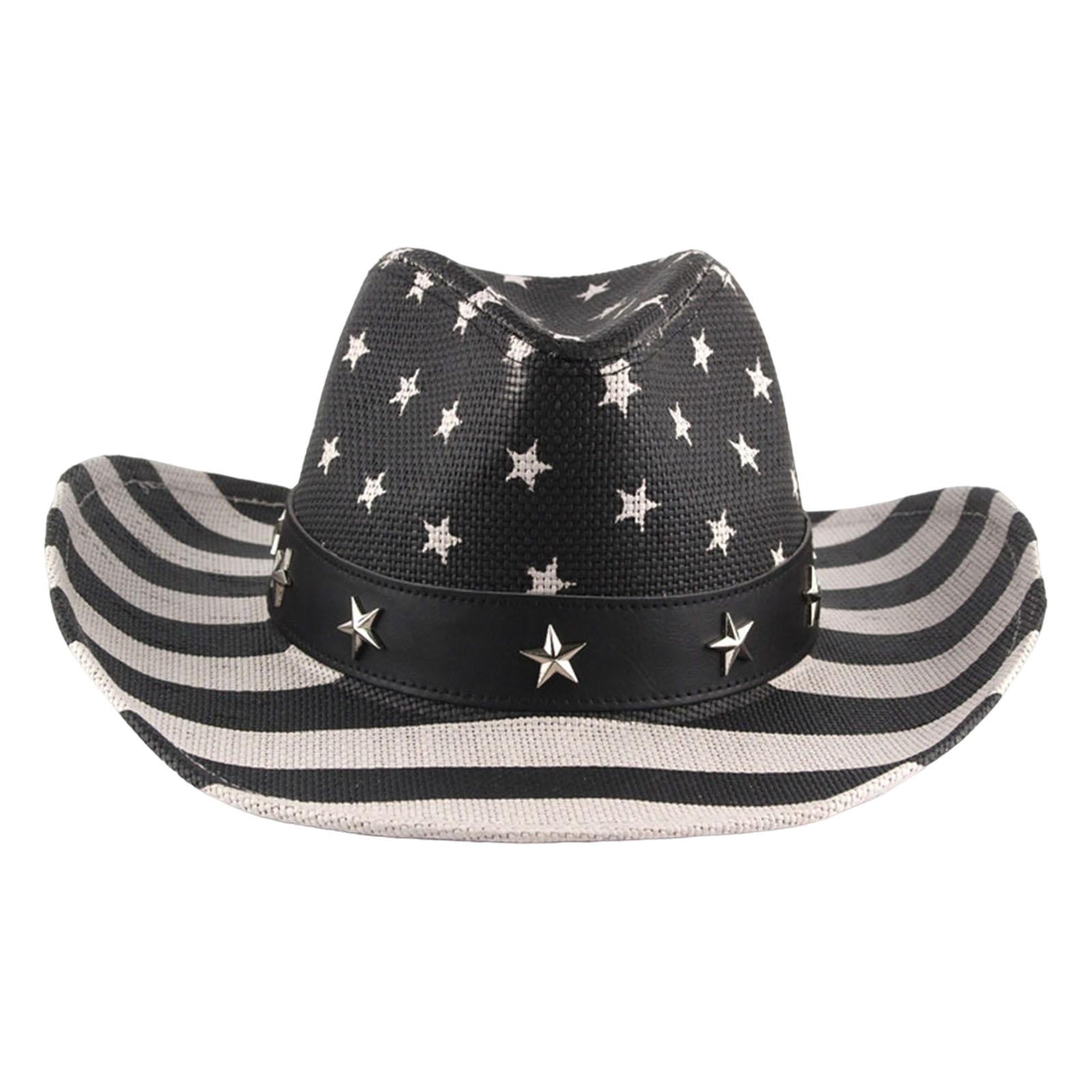 western-h-costume-clothes-accessories-sunscreen-wide-brim-for-beach